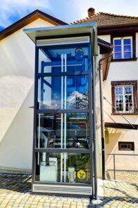LiftTec Einbaubeispiele Außenlift Museum Allensbach