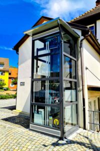 LiftTec Einbaubeispiele Außenlift Museum Allensbach
