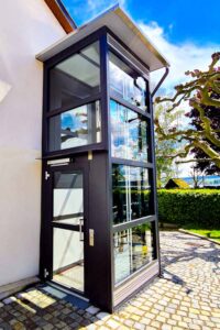 LiftTec Einbaubeispiele Außenlift Museum Allensbach